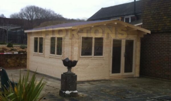 4m x 6m log cabin