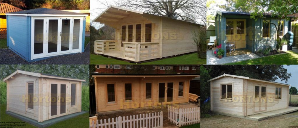 Garden rooms and log cabins