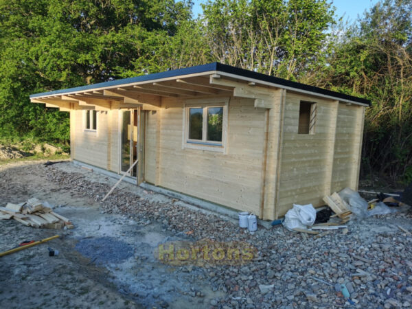 Large insulated garden room - choose how warm you need it to be!