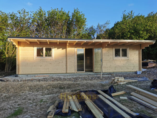 Large insulated garden room - choose how warm you need it to be!