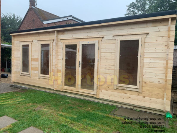 Ascot 7x3m Log Cabin