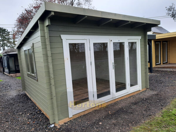 Pent 4x4m garden room