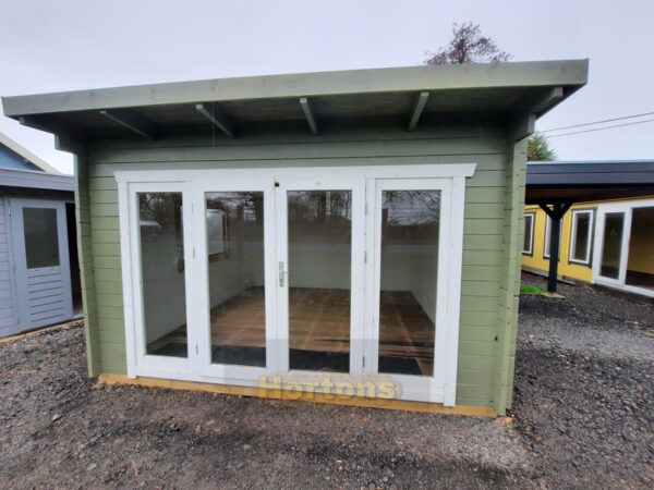 Pent 4x4m garden room