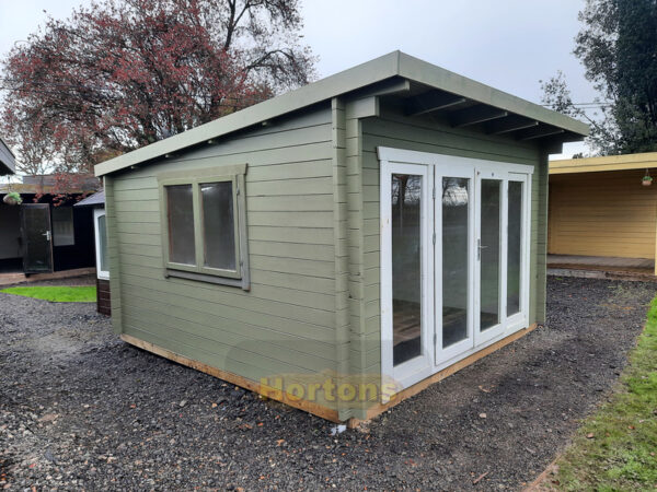 Pent 4x4m garden room