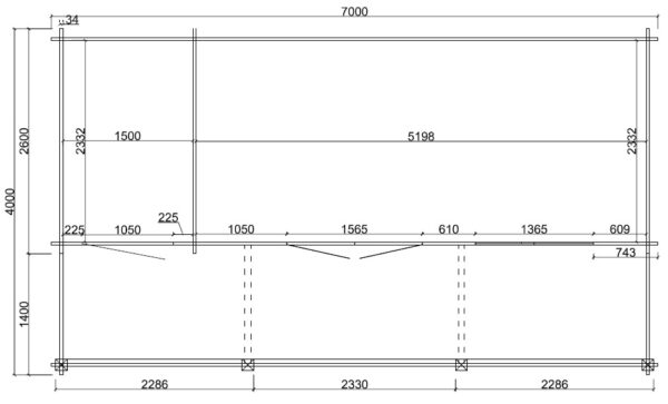 7x4m Thatcham Pavilion