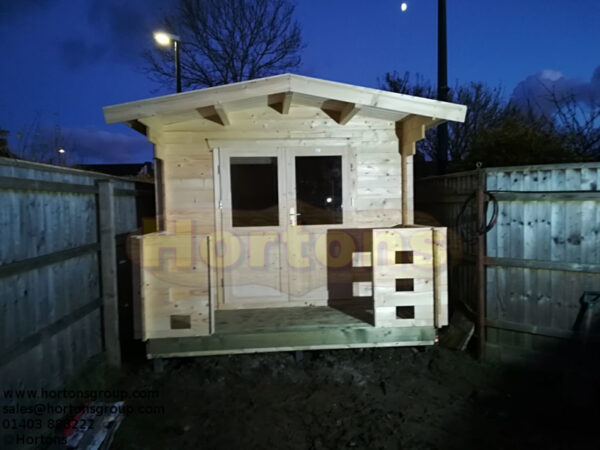 Worthing - 3x7m Log Cabin