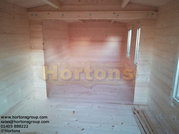 Worthing - 3x7m Log Cabin