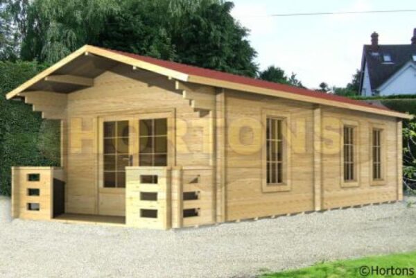 Worthing - 3x7m Log Cabin