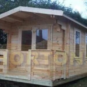 3x8m Log Cabin