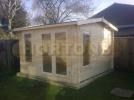 3.5m x 3.5m log cabin summerhouse