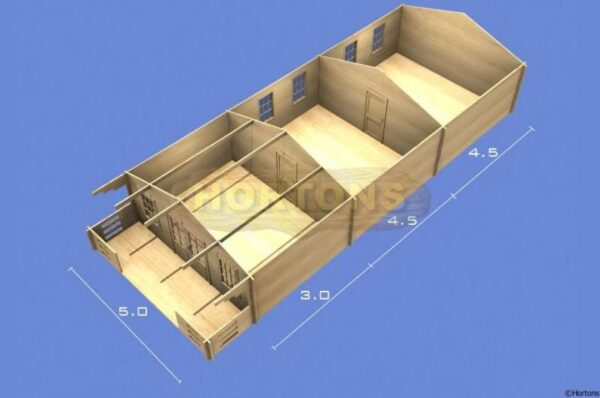 Eastbourne 5x12 log cabin