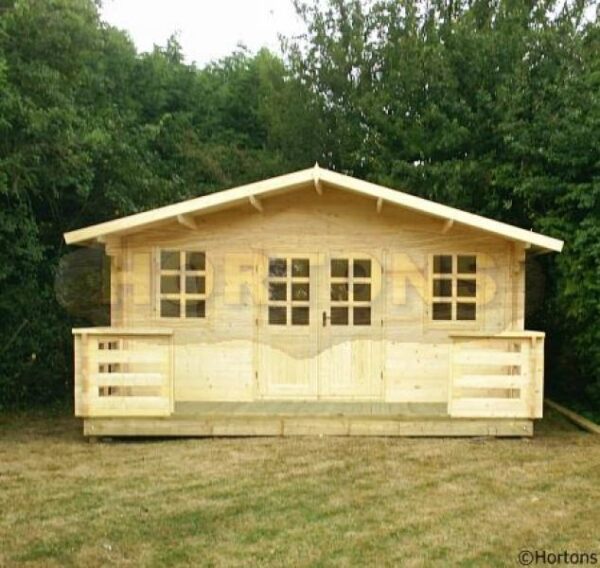 5x4 James Log Cabin