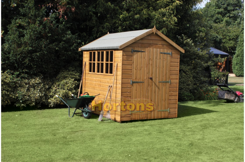 Heavy duty apex shed