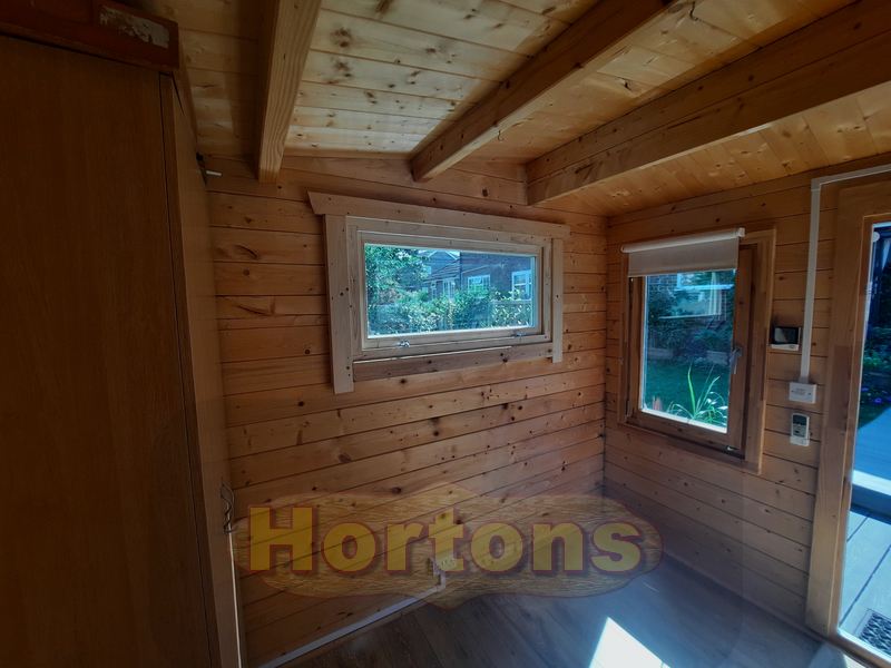 New window installed into cabin