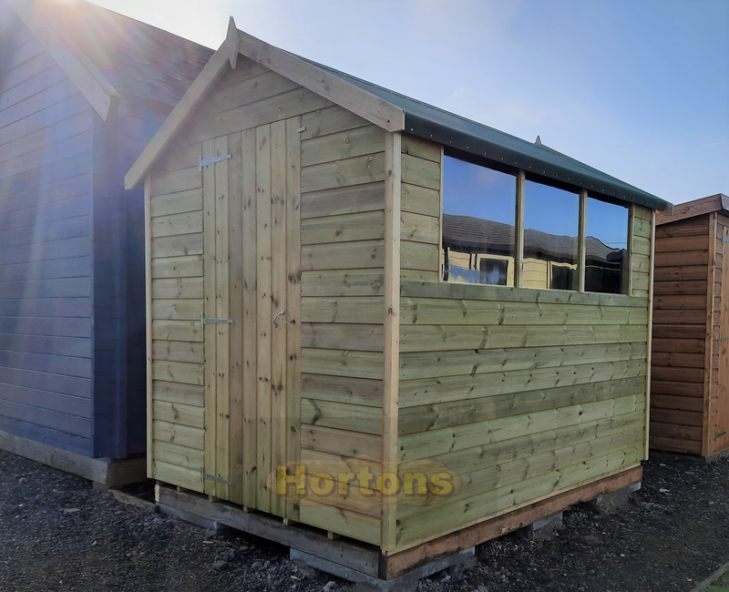 Apex garden shed